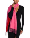 Echo Double Face Scarf In Dahlia