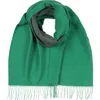 Echo Double Face Scarf In Emerald