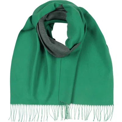 Echo Double Face Scarf In Emerald