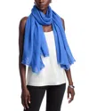 Echo Essential Modal-silk Blend Crinkle Wrap In Purple