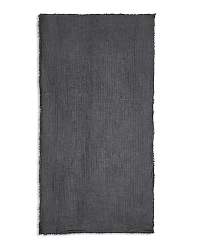 Echo Essential Modal & Silk Scarf In Black