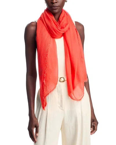 Echo Essential Modal & Silk Scarf In Orange