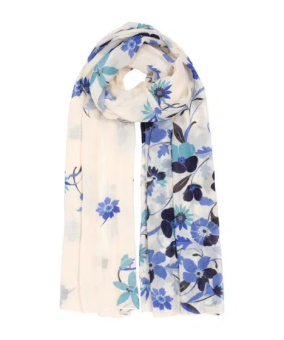 Echo Falling Flowers Wrap In Blue