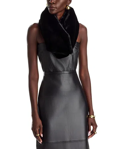 Echo Faux Fur Snood In Black