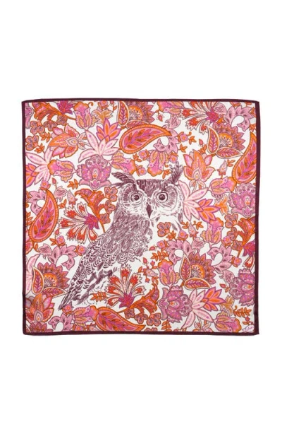 Echo Flaco Silk Bandana In Burgundy