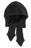 Echo Fuzzy Scarf Hood In Blue
