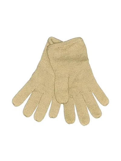 Pre-owned Echo Gloves In Brown