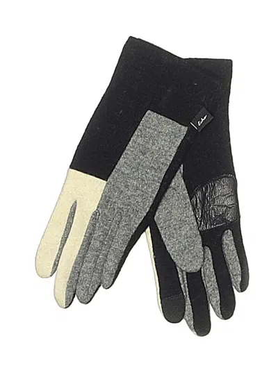 Pre-owned Echo Gloves In Gray
