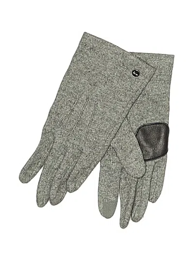 Pre-owned Echo Gloves In Gray