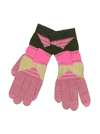 Pre-owned Echo Gloves In Pink