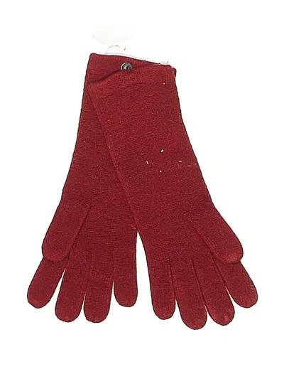 Pre-owned Echo Gloves In Red