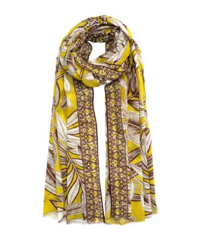 Echo Golden Palm Pareo In Yellow