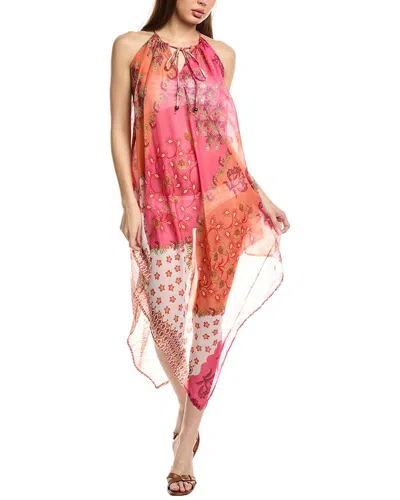 Echo Handkerchief Dress In Pink