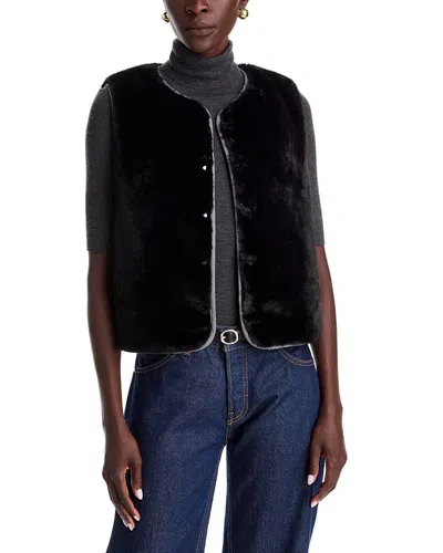 Echo Hillside Faux Fur Vest In Pink