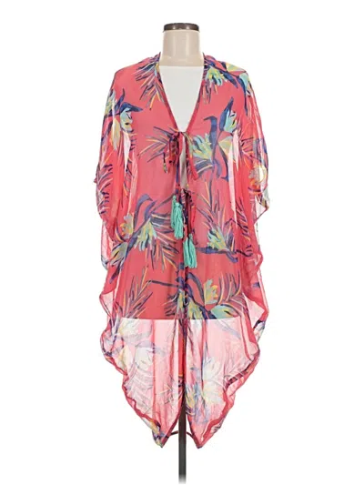 Pre-owned Echo Kimono In Pink