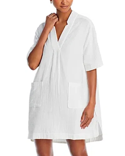 Echo Maren Gauze Mini Dress Swim Cover-up In White