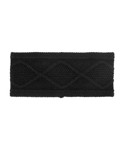 Echo Modernist Block Headband In Black