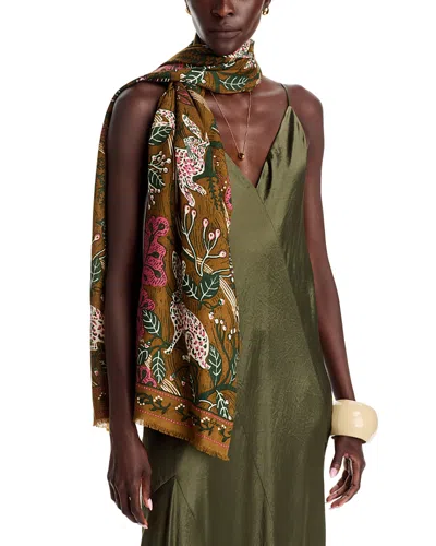 Echo Nature Walk Wool & Silk Wrap In Multi