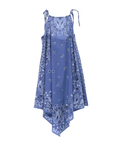 Echo New York Bandana Tulum Coverup In Blue