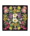 Echo New York Blooms Of Oceania 35" Silk Square In White