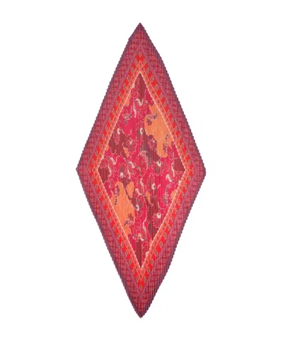 Echo New York Carpet Pleated Diamond In Green