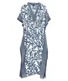 Echo New York Casablanca Maxi Butterfly Caftan In Brown