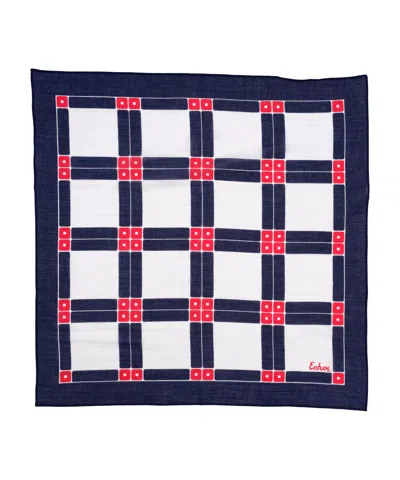 Echo New York Domino 23" Bandana In Blue