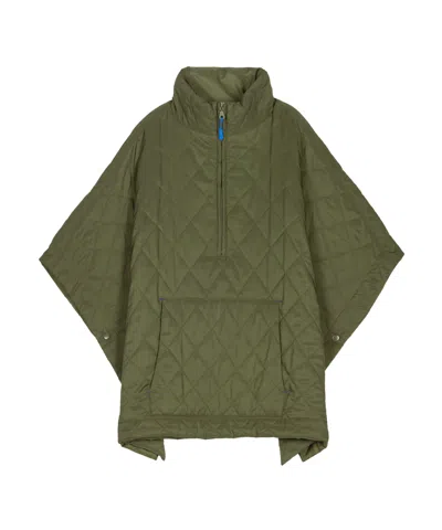 Echo New York Everyday Poncho In Olive