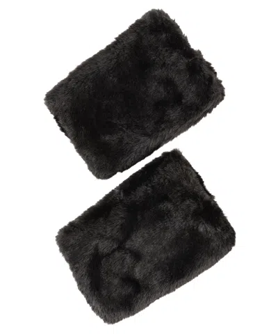 Echo New York Faux Fur Handwarmer In Black