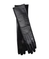 Echo New York Fully Long Leather Glove In Black