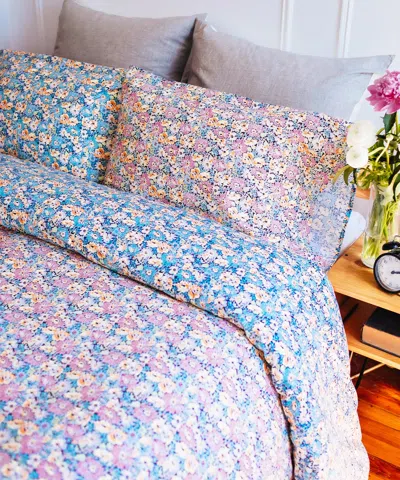 Echo New York Garden Party Reversible Bedding Set In Multi