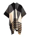 Echo New York Gramercy Plaid Ruana In Gray