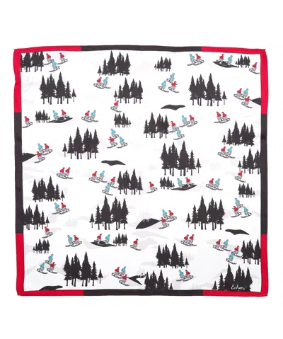 Echo New York Hit The Slopes Silk Bandana In Blue