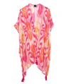 Echo New York Island Ikat Duster In Blue