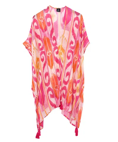 Echo New York Island Ikat Duster In Blue
