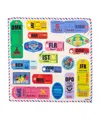 Echo New York Jet Set Silk Bandana In Multi