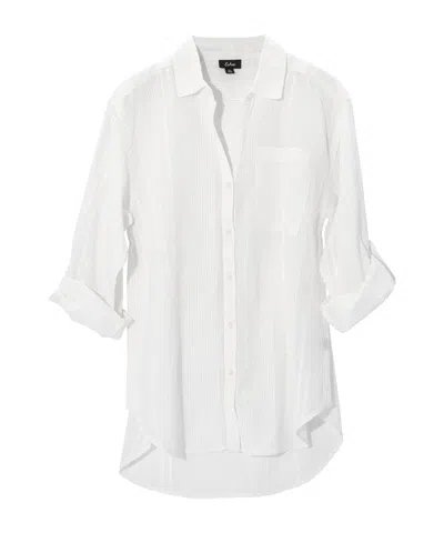 Echo New York Lamai Boyfriend Shirt In White