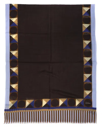 Echo New York Modernist Geo Wrap In Blue