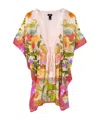 Echo New York Oasis Butterfly Caftan In Black