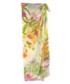 Echo New York Oasis Pareo Wrap In Black