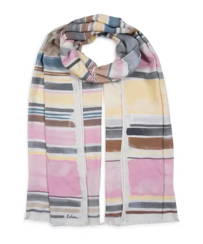Echo New York Painted Stripe Wrap In Multi