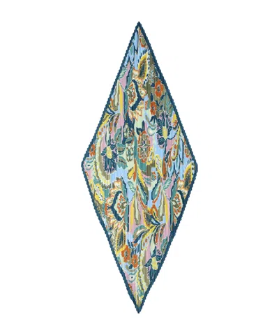Echo New York Paisley Pleated Diamond In Brown