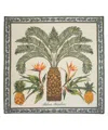 Echo New York Palma Paradisi Square Scarf In Brown