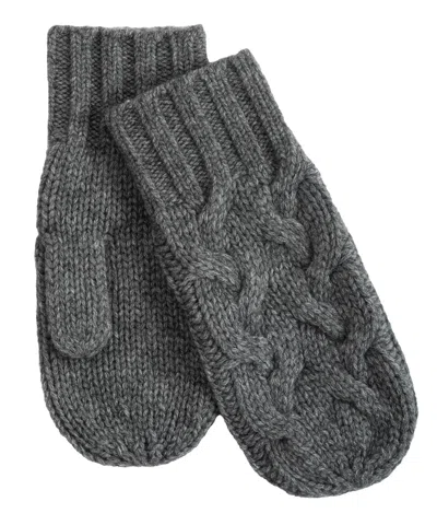 Echo New York Park Cable Mitten In Pink