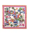 Echo New York Positano Silk Bandana In Pink