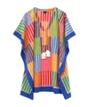 Echo New York Stripe Illusion Butterfly Caftan In Multi