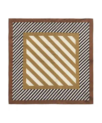 Echo New York Stripes Silk 21" Bandana