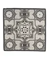 Echo New York The Marquee 35" Silk Square Scarf In Blue
