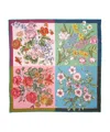 Echo New York The Seasons 35" Silk Square Scarf In Multi