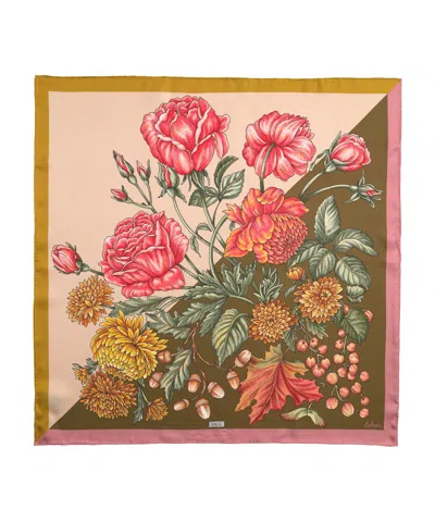 Echo New York The Seasons Fall Silk Bandana In Multi